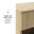 Paris Modern Scandinavian Reeded Nightstand
