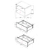 Winslow 2-drawer Nightstand Smokey Walnut