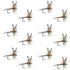 Adams Classic Dry Fly - 1 Dozen Flies Hook Size 14