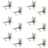 Adams Classic Dry Fly - 1 Dozen Flies Hook Size 18