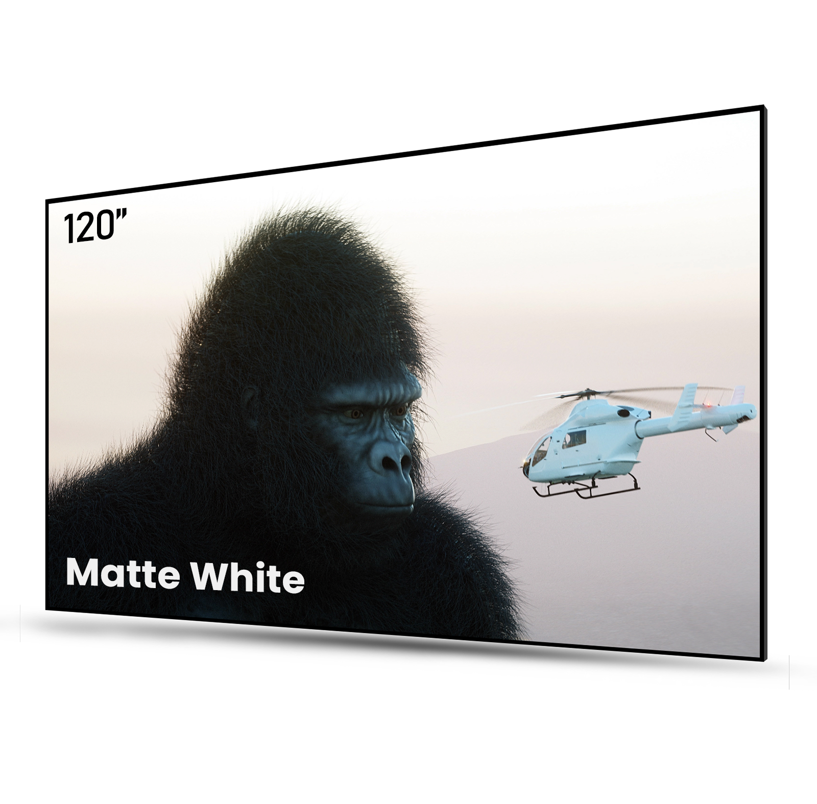 100''-180'' Matte White Screen