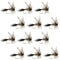 Adams Irresistible Classic Dry Fly - 1 Dozen Flies Hook Size 10