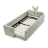 Cute Rabbit Ear Upholstered Platform Bed Frame With Safety Rail