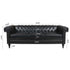 Traditional Square Arm Removable Cushion 3 Seater Sofa