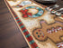 DaDa Bedding Gingerbread Snowman Holiday Woven Tapestry Dining Table Runner (12917)