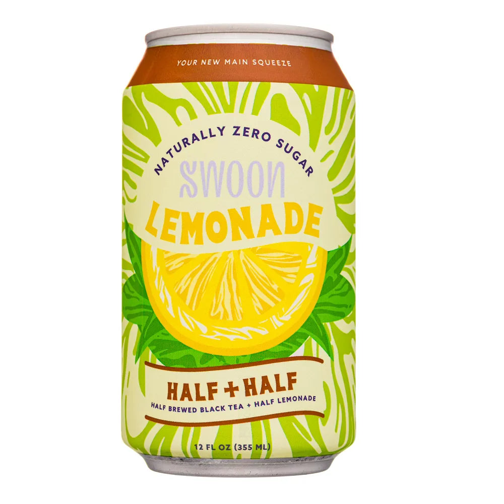 Swoon Half & Half Lemonade Tea, 12 Pack of 12oz Bottles