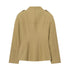Women's Jacket Beige Khaki Safari Utility BYMANYC ® New York SOHO SAFARI FIELD MILITARY JACKET - New Collection