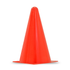Hi-Vis Orange Sport Training Cones - Pack of 12
