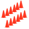 Hi-Vis Orange Sport Training Cones - Pack of 12