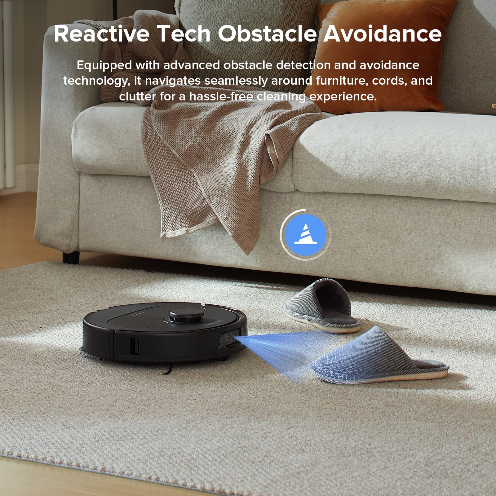 Roborock QV 35A Robot Vacuum with Multifunctional Dock