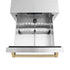 ZLINE 24" Touchstone 168 Can Outdoor-Rated Dual Refrigerator Drawer, Champagne Bronze, RDSOZ-ST-24-CB