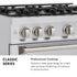 ZLINE 30" Dual Fuel Range, Gas Cooktop, Electric Convection Oven Stainless Steel, CDR30