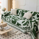 Chenille Sofa Cover Blanket, Couch Cover Blanket Throws for Couches Living Room Furniture Throw Covers