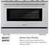 ZLINE 30" Select Gas Range Convection Gas Oven Stainless Steel HGR30