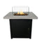 Reinforced Propane Fire Pit Table - Black / Gray