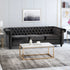 Chesterfield Style 3 Seater Sofa with Deep Button Tufting - Multiple Colors