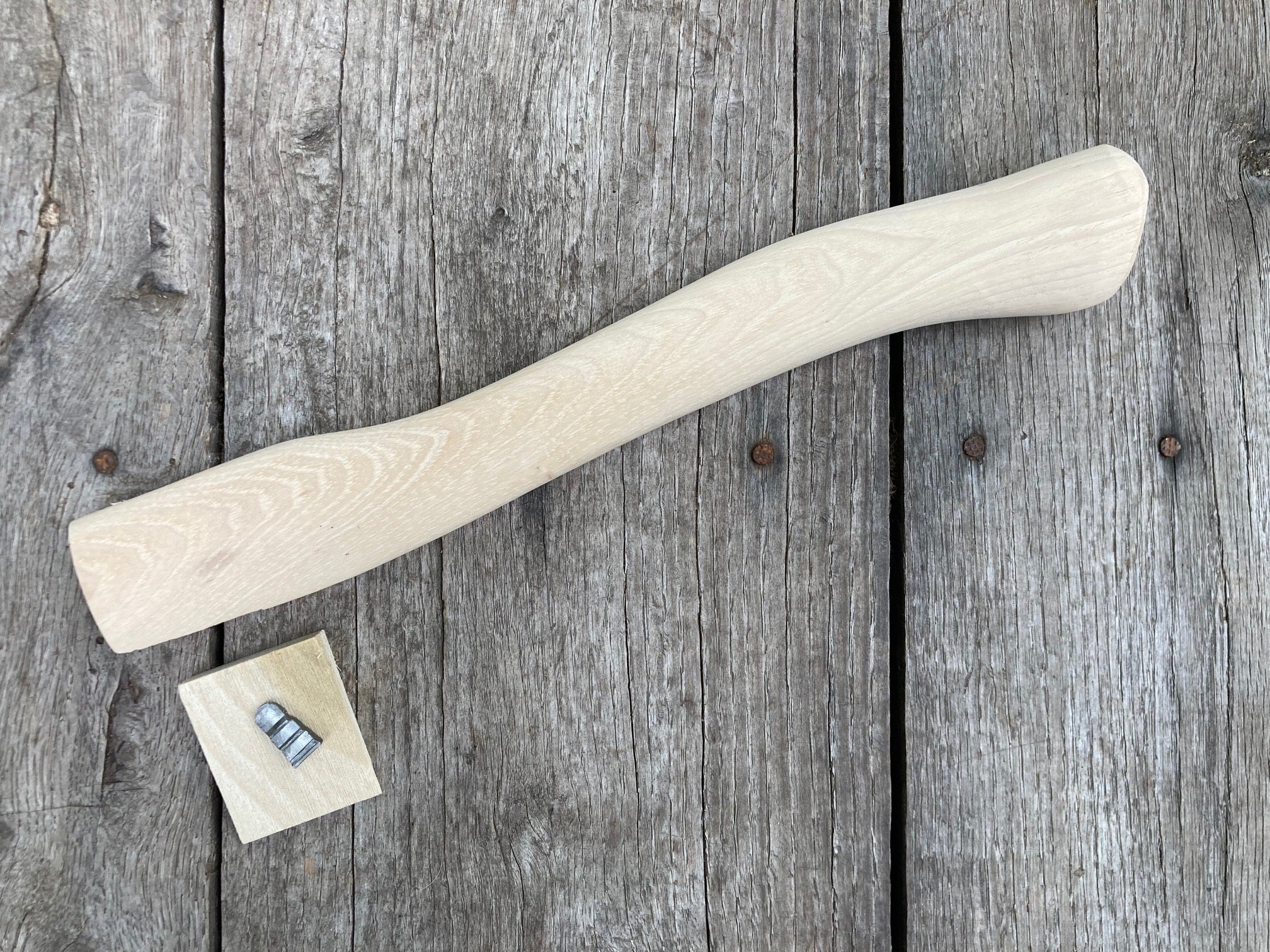 12" Boy Scout Hatchet / Camp Axe Handle. Pocket Axe.  American Hickory