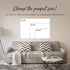 Family Flock of Birds Sign