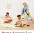 Tiny Land® Pikler Triangle 7-in-1 Montessori Climbing Set