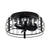 13" Modern DC Motor Flush Mount Reversible Crystal Ceiling Fan with Lighting and Remote Control