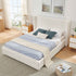 Functional Vertical Striped Bed With Gas Lift Storage