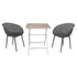 2 Pack Lounge Chair Set & Folding Square Table