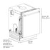 ZLINE 24" MonumentSeries 3rdRack TopTouchControl Dishwasher DWMT-BG-24