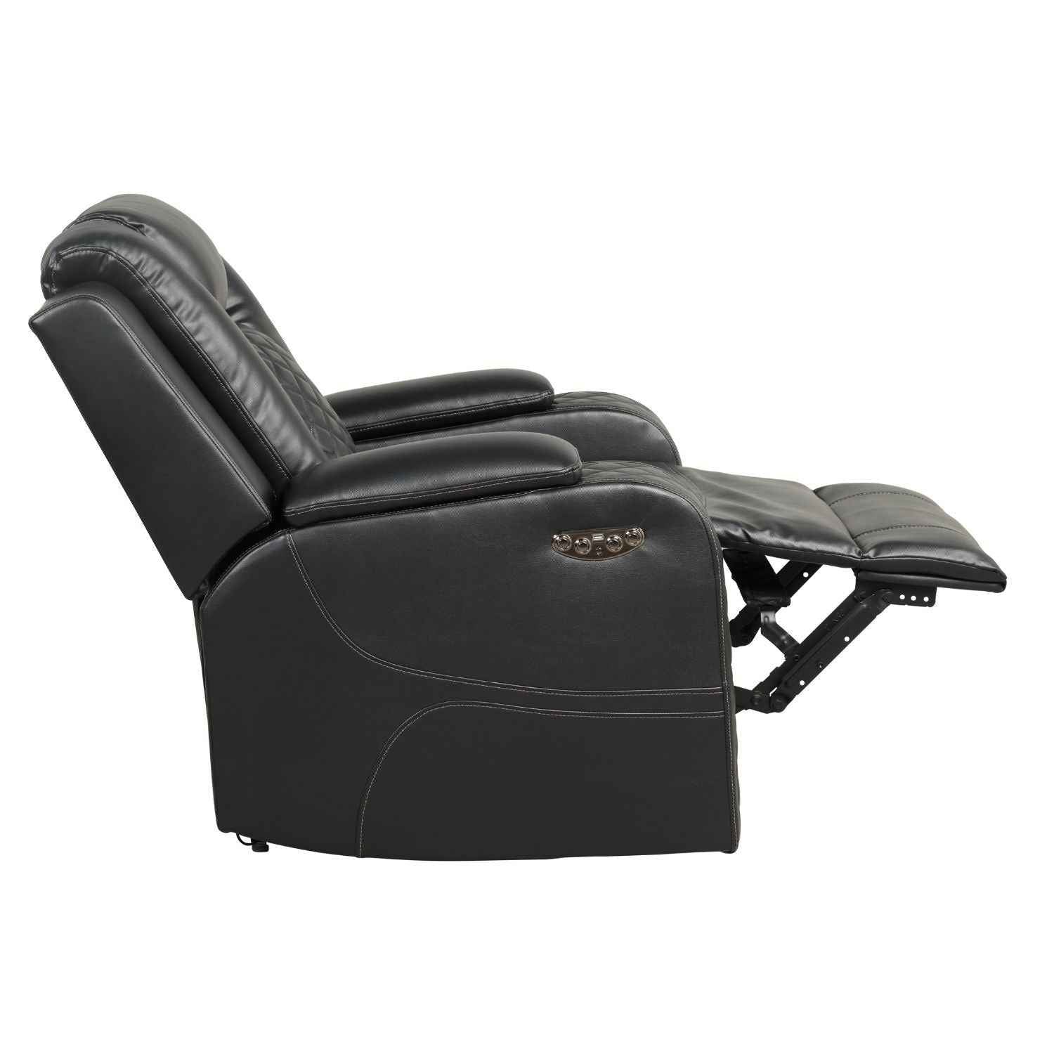 Benz - LED & Power Recliner Chair With Adjustable Headrest