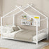 Metal House Platform Bed With Modern Design And Durable Frame