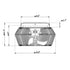 14" Farmhouse DC Motor Flush Mount Reversible Iron Ceiling Fan with LED Lighting and Remote Control