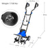 BILT HARD 14" Electric Tiller Cultivator: 10 Amp Motor, Foldable with Adjustable Wheels