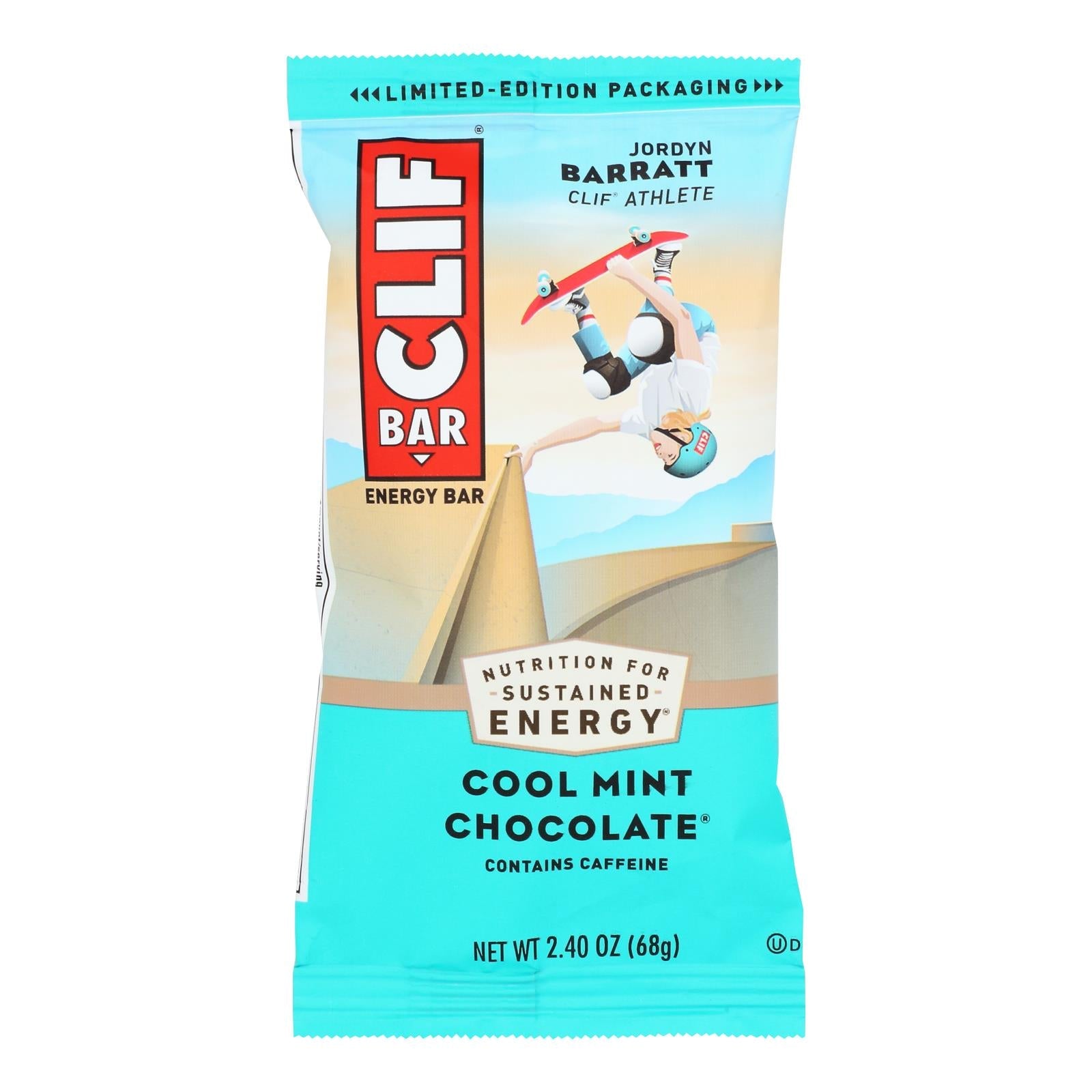Clif Bar Organic Cool Mint Chocolate, 2.4 Oz (Pack of 12)