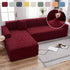 Stretch Couch Covers for 1/2/3/4/5 Seater L Shape Sofa Slipcovers with Elastic Bottom for Kids