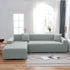 Stretch Couch Covers for 1/2/3/4/5 Seater L Shape Sofa Slipcovers with Elastic Bottom for Kids
