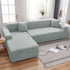 Stretch Couch Covers for 1/2/3/4/5 Seater L Shape Sofa Slipcovers with Elastic Bottom for Kids