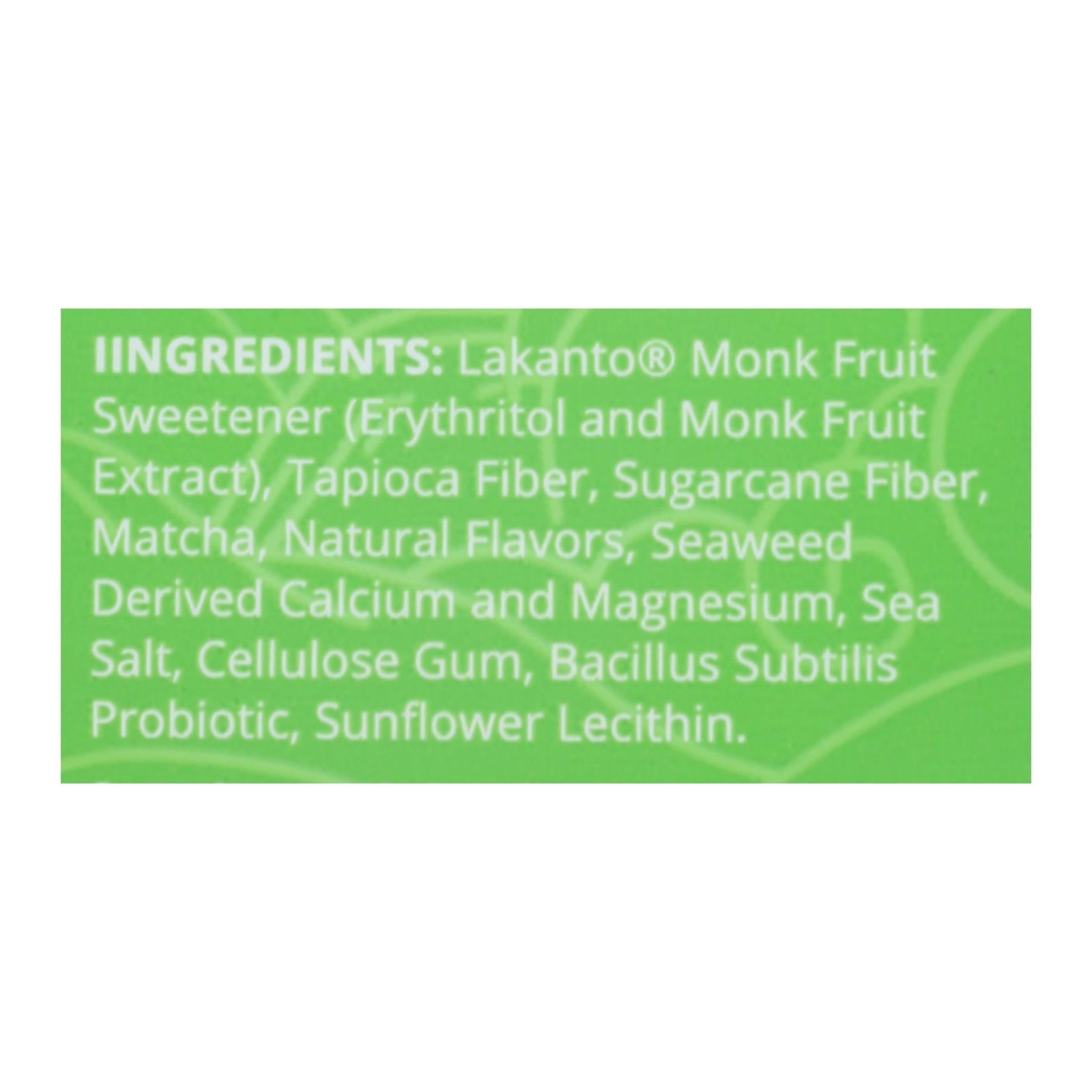 Lakanto Monkfruit Sweetened Matcha Latte, Pack of 8 - 10 Oz