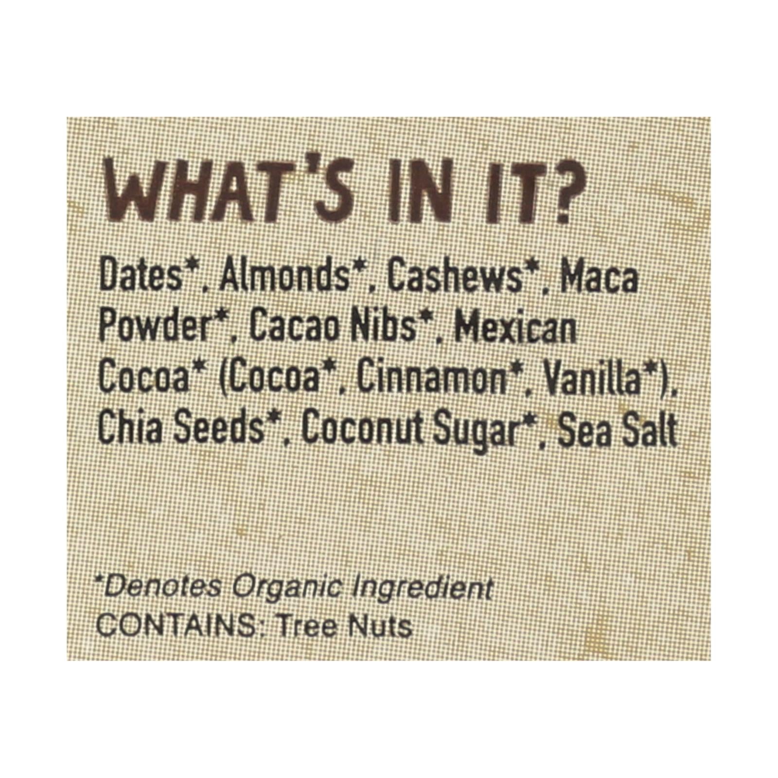 Bearded Brothers - Energy Bar - Mega Maca Chocolate - Case Of 12 - 1.52 Oz.