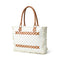 Urban Zigzag Canvas Shopper's Tote