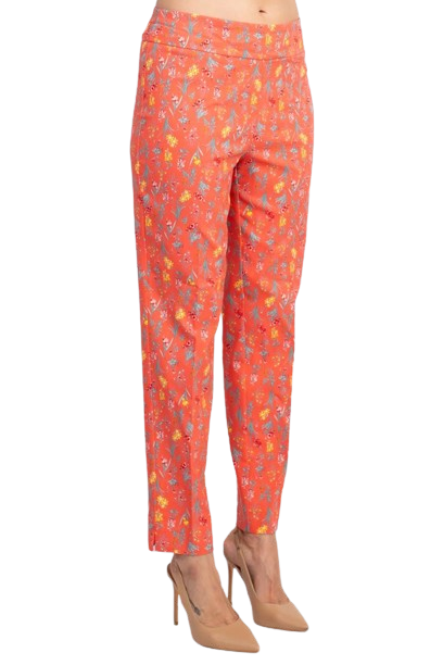 Counterparts Mid Banded Waist Multi Print Stretch Rayon Pants