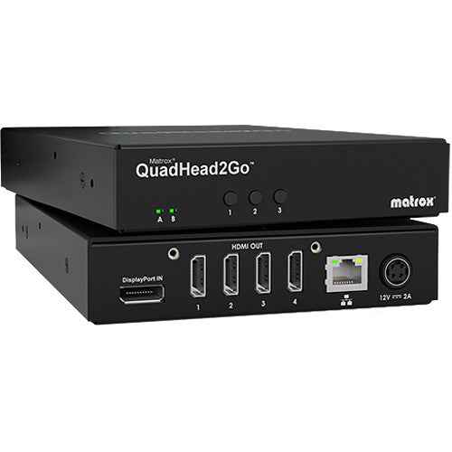 Matrox Q2G-DP4K2 QuadHead2Go Multi-Monitor Controller Appliance / 4K video wall appliance