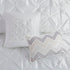 7 Piece Tufted Comforter Set White