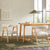 Ezra Modern Solid Wood Dining Chair with Boucle Upholstery (Set of 2)