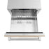 ZLINE 24" Touchstone 168 Can Outdoor-Rated Dual Refrigerator Drawer, Panel Ready, RDSPO-24