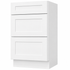15 Inch White Shaker Vanity Drawer Base