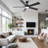 Reversible Motor Integrated LED Dimmable Ceiling Fan With Light