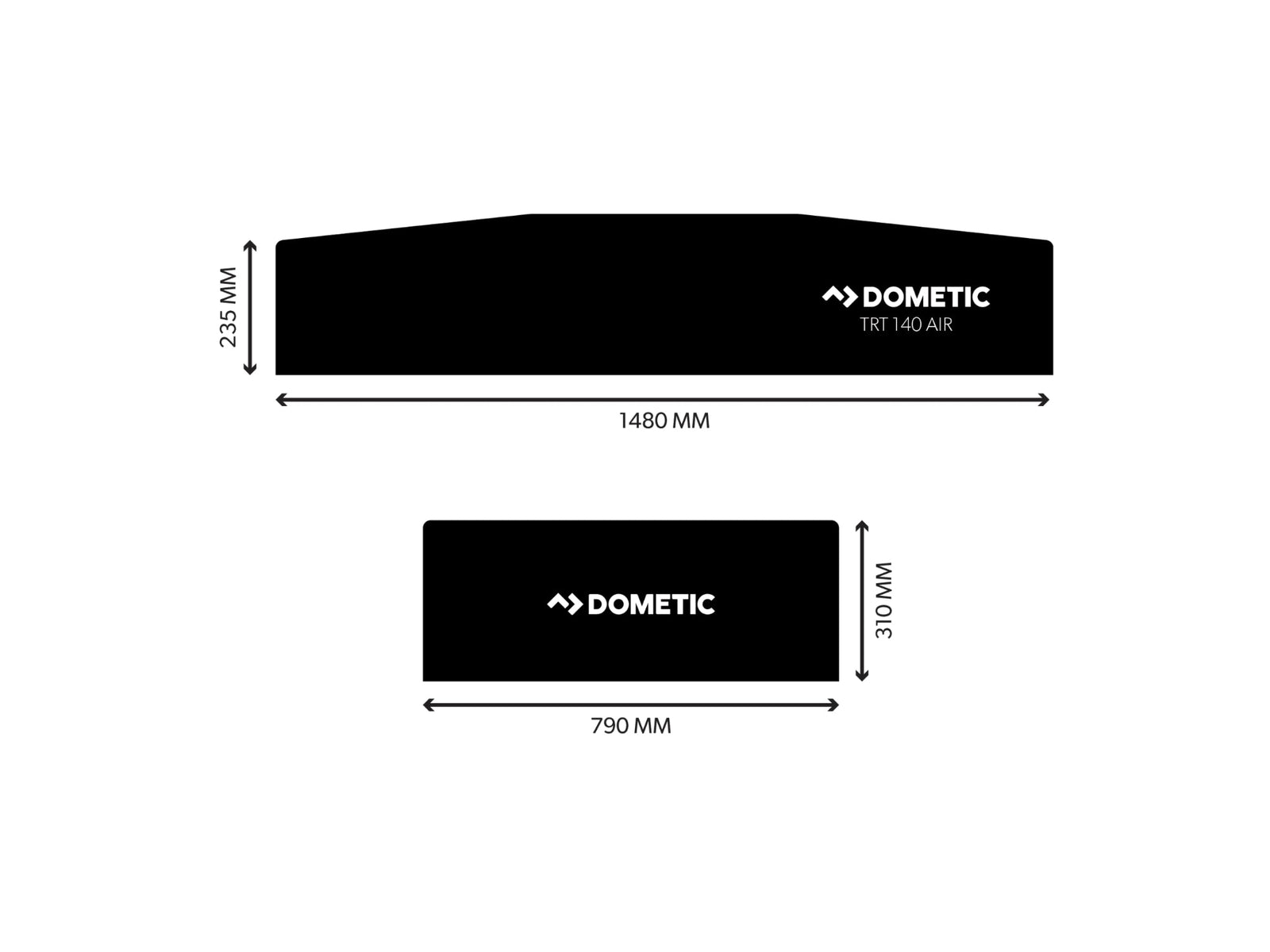 Dometic TRT 140 AIR Inflatable Roof Top Tent - 2 Person