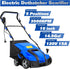 BILT HARD 15 Amp Electric Dethatcher & Scarifier: 16" Width, 14.5-Gallon Bag, 2-in-1 Walk-Behind Lawn Tool