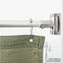 36 in. to 61 in. Curved Shower Rod (Brushed Nickel Finish)