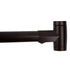 36 in. to 61 in. Curved Shower Rod (Oil-Rubbed Bronze Finish)