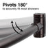 36 in. to 61 in. Curved Shower Rod (Oil-Rubbed Bronze Finish)